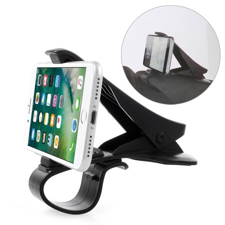 debat gezond verstand ziekenhuis Universele Smartphone houder auto telefoon klem grip - iPhone Samsung -  Zwart