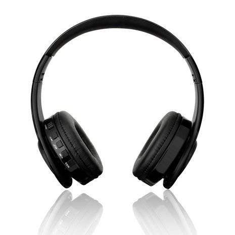 salon Infrarood Komst BTH-818 Over-ear draadloze bluetooth Stereo Koptelefoon Headset - Microfoon  Zwart