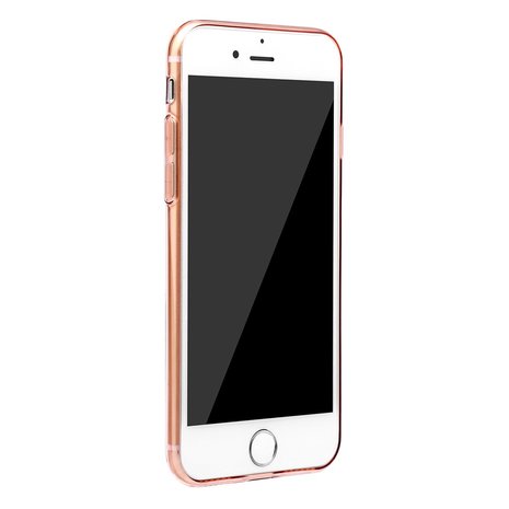 Baseus Simple Series doorzichtig iPhone 7 8 SE 2020 SE 2022 hoesje - Lichtroze