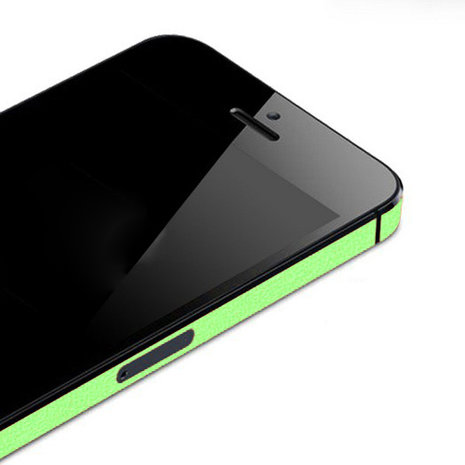 Bumper sticker iPhone 5 5s SE 2016 Decor Color Edge Skin - Groen