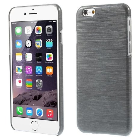 niet bescherming Wereldrecord Guinness Book Brushed hardcase iPhone 6 Plus 6s Plus hoesje - Grijs