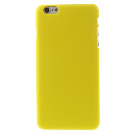 Stevige gekleurde hardcase iPhone 6 Plus 6s Plus Hoesje - Geel
