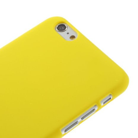 Stevige gekleurde hardcase iPhone 6 Plus 6s Plus Hoesje - Geel