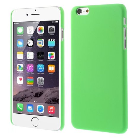 Stevige gekleurde hardcase iPhone 6 Plus 6s Plus Hoesje - Groen