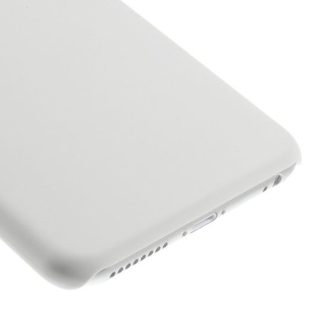 Stevige gekleurde hardcase iPhone 6 Plus 6s Plus Hoesje - Wit