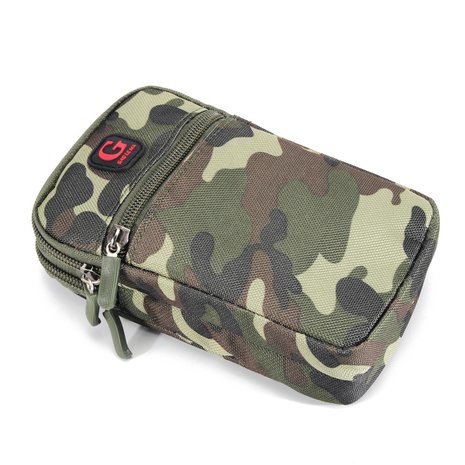 Universele hoes telefoontas schokbestendig voor mobiel - Army Camouflage Groen