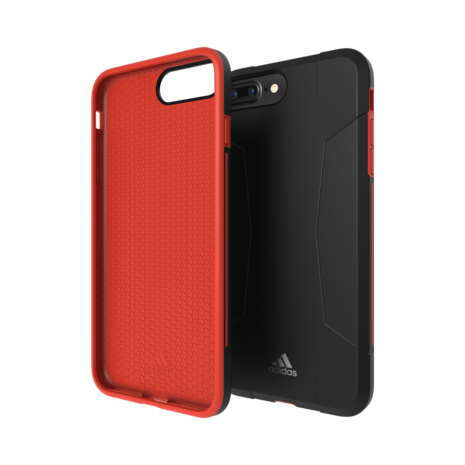 Adidas Solo Case iPhone 6 Plus 6s Plus 7 Plus 8 Plus - Zwart Rood