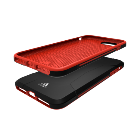 Adidas Solo Case iPhone 6 Plus 6s Plus 7 Plus 8 Plus - Zwart Rood