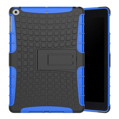 Survivor hoes bescherming standaard iPad 2017 2018 - Blauw Zwart