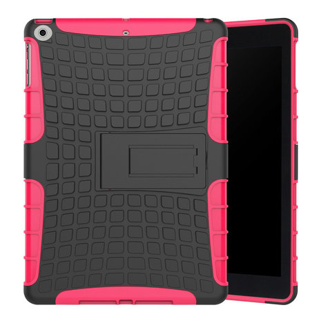 Survivor hoes standaard bescherming iPad 2017 2018 - Roze Zwart