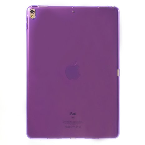 Doorzichtige iPad Air 3 (2019) & iPad Pro 10.5 inch TPU case - Paars