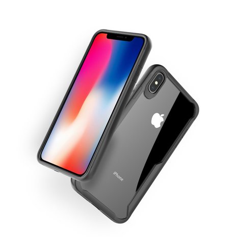 Beschermend Hoesje iPhone XS Max protective Case - Zwart