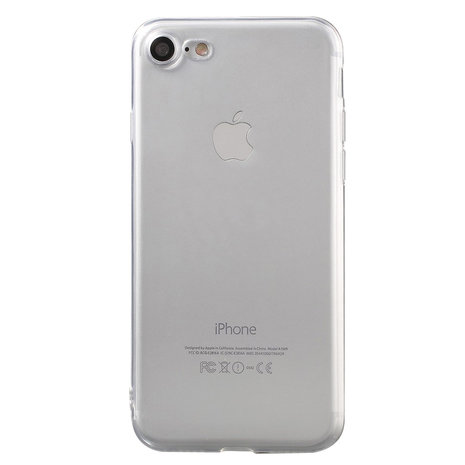 Transparant TPU hoesje iPhone 7 8 SE 2020 SE 2022 case - Doorzichtig