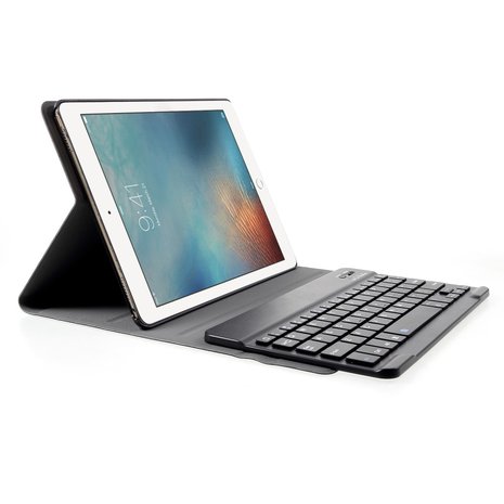 QWERTY Keyboard case leder bluetooth hoes iPad 2017 2018 Pro 9.7 Air 2