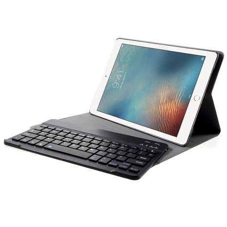 QWERTY Keyboard case leder bluetooth hoes iPad 2017 2018 Pro 9.7 Air 2