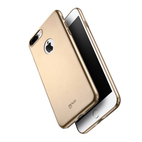 Lenuo extra slim case iPhone 7 Plus 8 Plus hoesje - Goud