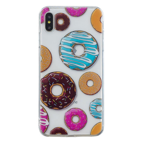 TPU hoesje iPhone XS Max case - Donut Zacht