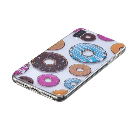 TPU hoesje iPhone XS Max case - Donut Zacht