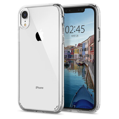 Spigen Ultra Hybrid case iPhone XR doorzichtig hoesje - Transparant