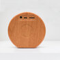 A60 Hout textuur Draadloze Bluetooth Speaker - Mini Subwoofer Grijs