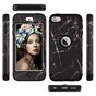 Armor Hoesje Anti-dust Marble iPod Touch 5 6 7 - Zwart marmer