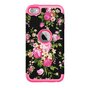 Armor Flower Hoesje iPod Touch 5 6 7 - Kleurrijke Bloemen