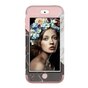 Armor Hoesje Marmer Hoesje iPod Touch 5 6 7 - Roze en wit