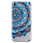 Mandala Diamanten look Hoesje iPhone 7 8 SE 2020 SE 2022 - Blauw