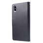 Mercury Goospery Rich Walletcase 7 Pasjes Kunstlederen geschikt voor iPhone XS Max hoesje - Zwart