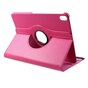 Lederen Litchi Grain iPad Pro 12.9-inch 2018 Hoes Draaibare Case met Cover - Roze