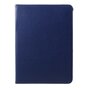 Lederen Litchi Grain hoes draaibaar standaard iPad Pro 11-inch 2018 - Donkerblauw