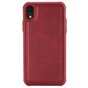 Magnetisch Rood Leren Hoesje iPhone XR - Rood