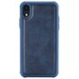 Magnetisch Blauw Leren Hoesje iPhone XR - Blauw