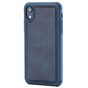 Magnetisch Blauw Leren Hoesje iPhone XR - Blauw