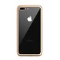 LEEU Design Gold doorzichtig TPU hoesje iPhone 7 Plus 8 Plus - Goud