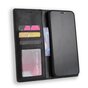 Vintage Wallet Stijl Kunstleer leder Cover Case geschikt voor iPhone XS Max hoesje - Zwart