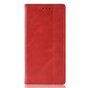 Vintage Rood Leren Hoesje iPhone 7 8 SE 2020 SE 2022 - Rood