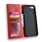 Vintage case bookcase kunstleer wallet iPhone 7 Plus 8 Plus hoesje - Rood