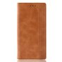 Vintage kunstleer Wallet Case iPhone XR - Bruin hoesje