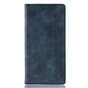 Vintage kunstleer Wallet Case iPhone XR - Blauw hoesje