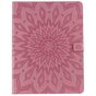 Lederen iPad Pro 12.9-inch 2018 Case Hoes Zonnebloem Bedrukking Wallet Portemonnee - Roze