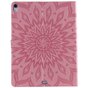 Lederen iPad Pro 12.9-inch 2018 Case Hoes Zonnebloem Bedrukking Wallet Portemonnee - Roze