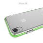 Beschermend gekleurde rand hoesje iPhone XR Case TPE TPU back cover - Green