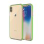 Beschermend gekleurde rand hoesje iPhone XS Max Case TPE TPU back cover - Green