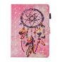 Dromenvanger veren flipcase leder hoes iPad mini 1 2 3 4 5 - Roze