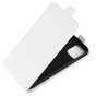 Verticale Flip kunstleer wallet hoesje iPhone 11 Pro case - Wit
