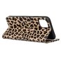 Luipaard hoesje panter wallet bookcase iPhone 11 Pro Max - Bruin