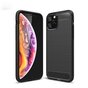 Carbon Armor beschermhoes shockproof TPU iPhone 11 Pro - Zwart