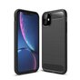 Carbon Armor beschermhoes shockproof TPU iPhone 11 - Zwart