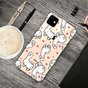 Dieren Eigenwijs Alpaca Hartjes Hoesje iPhone 11 TPU case - Doorzichtig